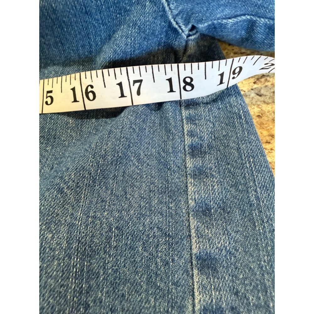 Girls Zara Girls Blue Distressed Jean Jacket Size 10 - Picture 4 of 9